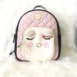 Pink Betsey Johnson back pack